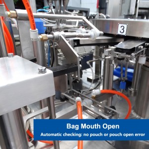 pouSolid nga mga produkto sa packaging machine |Zipper Pouch Packing Machine