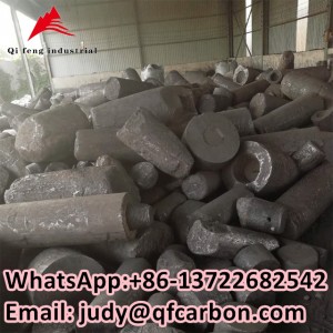 Low Ash and S Graphite Electrode Scraps Use Steelmaking and Iron Casting Factory