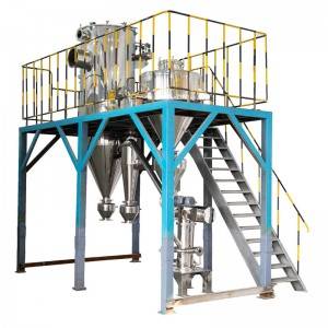 Systém prúdového mlyna na ochranu dusíka pre špeciálny materiál