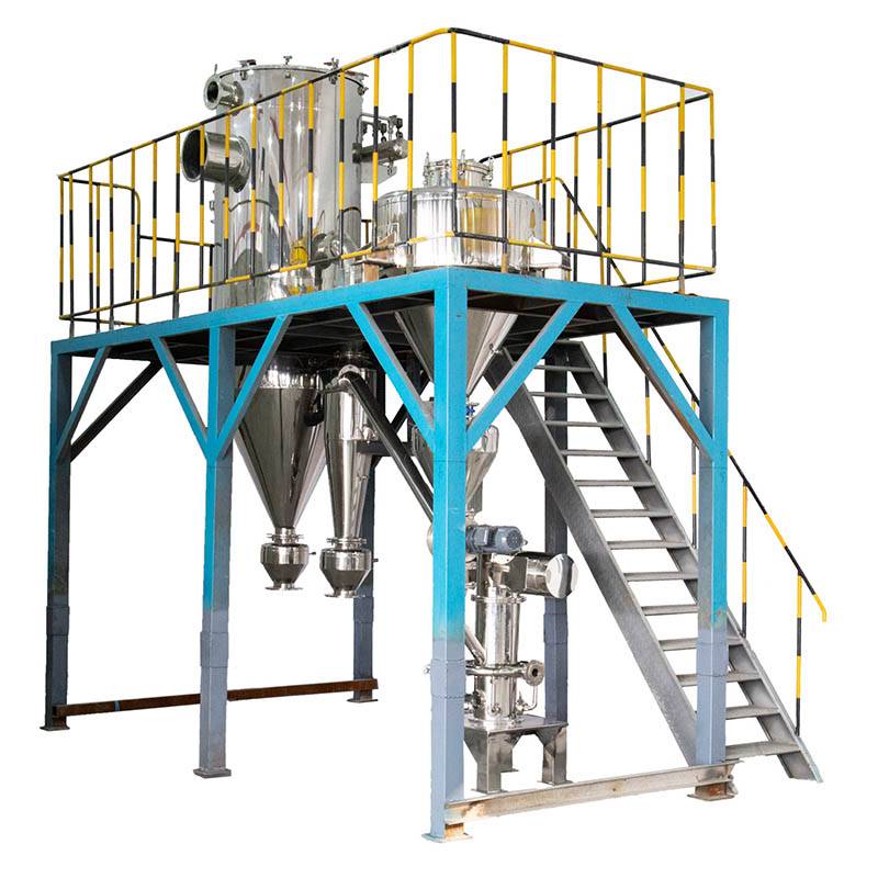 Өзгөчө материалдык өзгөчөлөнгөн сүрөт үчүн азот коргоо Jet Mill системасы