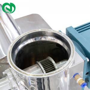 Wirbelschicht-Strahlmühle für Laborzwecke mit einer Kapazität von 1–10 kg
