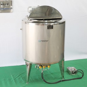 Jacketed electric heating mixing tank