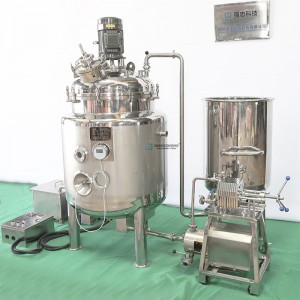 Electric heating vacuum emulsification and filtration system