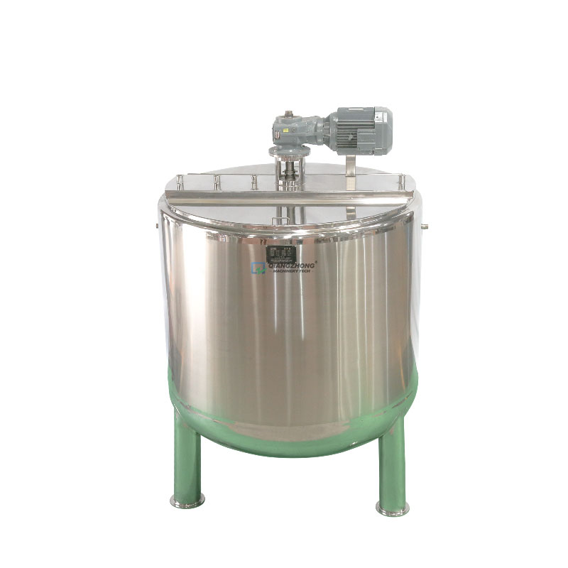 2000L double-layer steam heating mixing tank