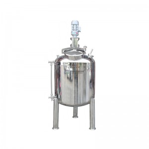 Single-layer Oval Top Mixing Tank