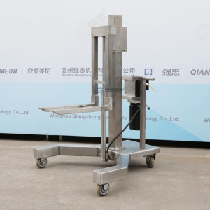 Mobile stainless steel hydraulic lifting frame