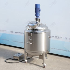Mobile electric heating mixing tank