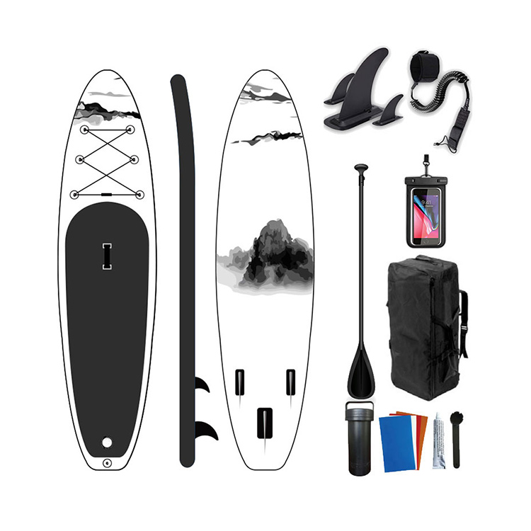 Foldable Paddle Board Inflatable Surfboard Drop Stitch Allround Touring Paddleboard Surfboard Set 10ft 11ft All Sizes