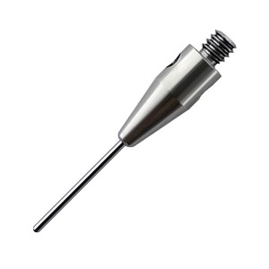 Straight stylus, M2 thread, ∅0.5 tungsten carbide stem, 15 haba, EWL 7mm