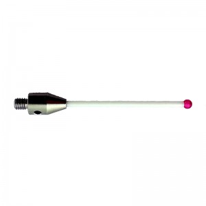 Straight stylus, M4 thread, φ3 ruby ball, ceramic stem, 50 length, EWL 38mm