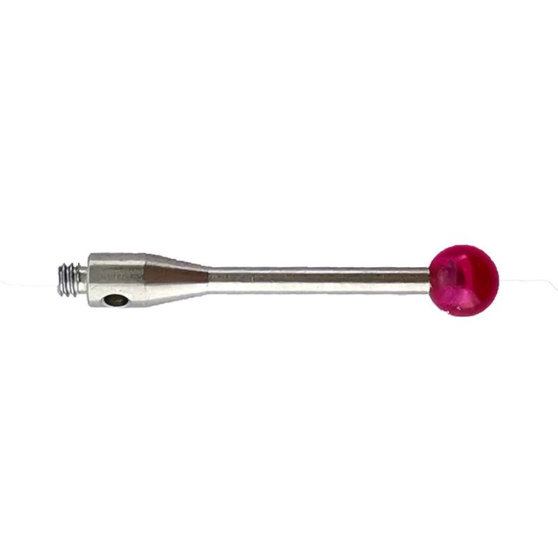 Straight stylus, M2 thread, φ4 ruby ball, tungsten carbide stem, 20 length, EWL 20mm Featured Image