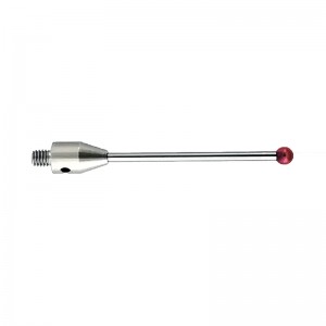 Straight stylus, M4 thread, φ4 ruby ball, tungsten carbide stem, 50 length, EWL 38mm