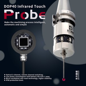 Sistem probe sentuh CNC padat inframerah DOP40