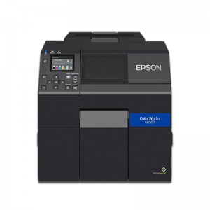 4 tommer Epson CW-C6030P Desktop Color Label Printer Peel and Present