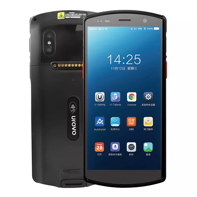 Urovo DT50 Kompyuta ya Mkononi PDA RFID Kichanganua Msimbo Pau Kituo cha Data cha Android 9/10 Picha Iliyoangaziwa