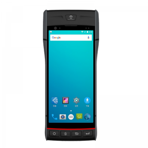 థర్మల్ ప్రింటర్ S60తో Android మొబైల్ హ్యాండ్‌హెల్డ్ టెర్మినల్ PDA 4G Wifi BT స్కానర్