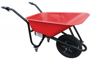 China Wholesale First Induction Motor Factory –  Electric Wheelbarrow EWB150 with exchangeable water-proof Li-ion Battery – Qina