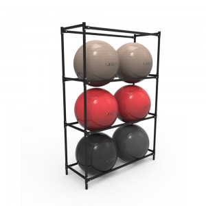 GB004 – 4 Tiers Gym Ball Rack