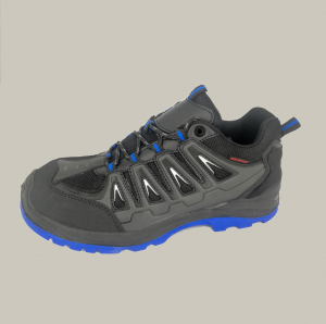 Këpucë sigurie të papërshkueshme nga uji të stilit sportiv me taban me injeksion PU.