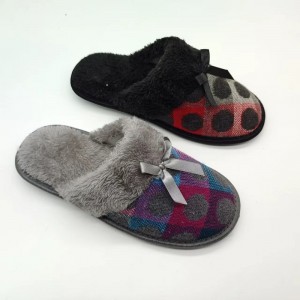 Papuci de interior doamnelor toamna iarna bowknot