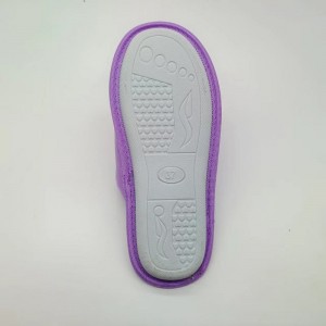 Dammen Häerz Form Säit bindend Indoor slippers