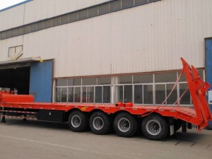 4 akslet 80 tons lavlæsser trailer