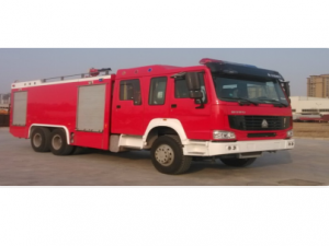 Qingte selbst entworfener Feuerwehrwagen