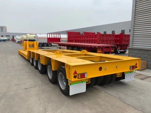 5-akslet 100 tonns drop-dekkhenger for tung transport