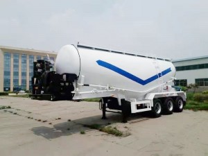 Fa'atuatuaina Tulaga Lelei Carbon Steel Bulk Cement Tank Semitrailer