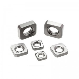 2021 China New Design Metric Coupling Nuts - Carbon Steel DIN 557/562 Zinc Coated Square Nut  – Qijing