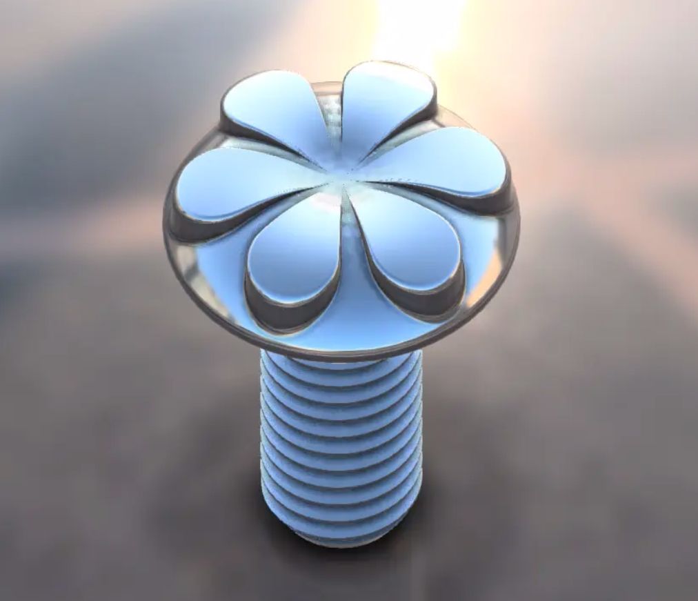 Japanese Company Designs“Flower Screw”