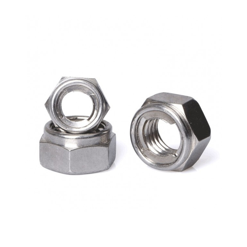 304 Stainless Steel A2-70 Inayiloni Self Locking Nuts