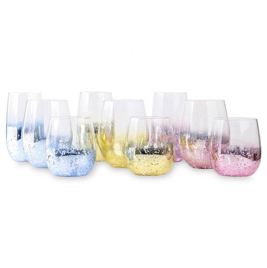 Handmade Glass Beer Mug Whiskey Cup Japanese Style Wine Household Water Glass Cup Plating Mousse Cup