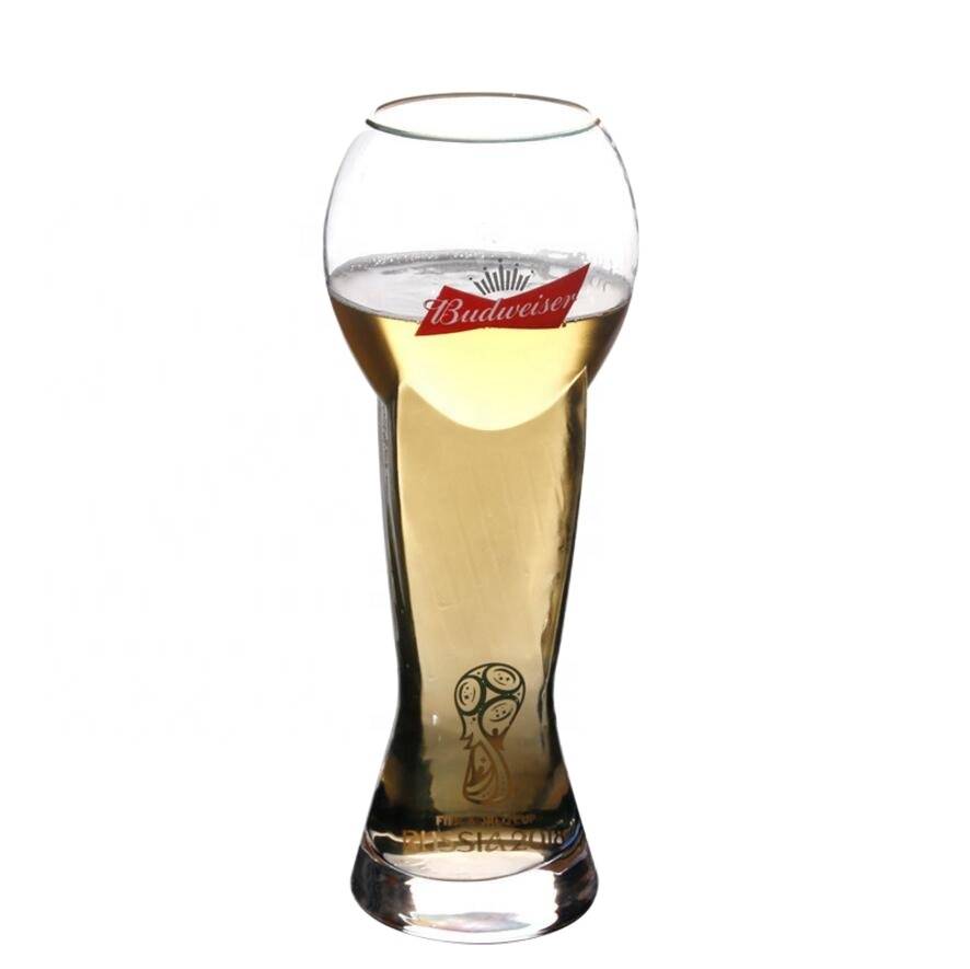 Wholesale high borosilicate new style large capacity beer mugs glass beer cup