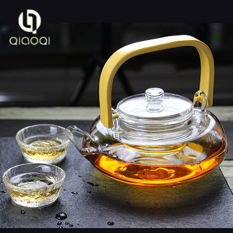 Handblown Hotel korean glass tea pot