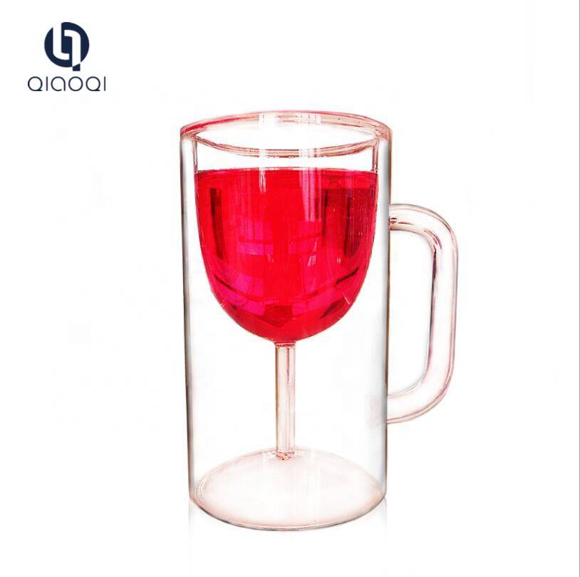 Double Wall Glass Cup With Handle For Tea Espresso Coffee