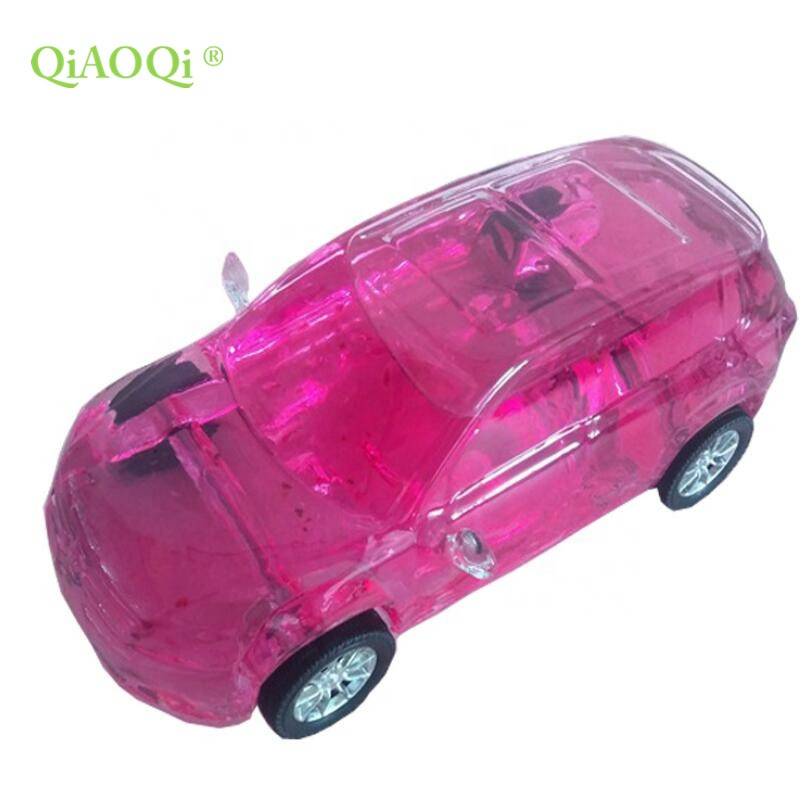QiAOQi Unique shape high quality car glass bottle 500ml
