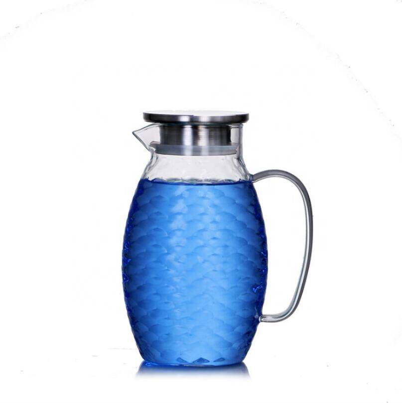 large capacity glass cold water pot