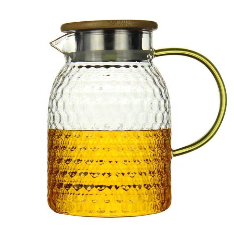 Hot sale high boron silicate cold water pot glass teapot cold water kettle