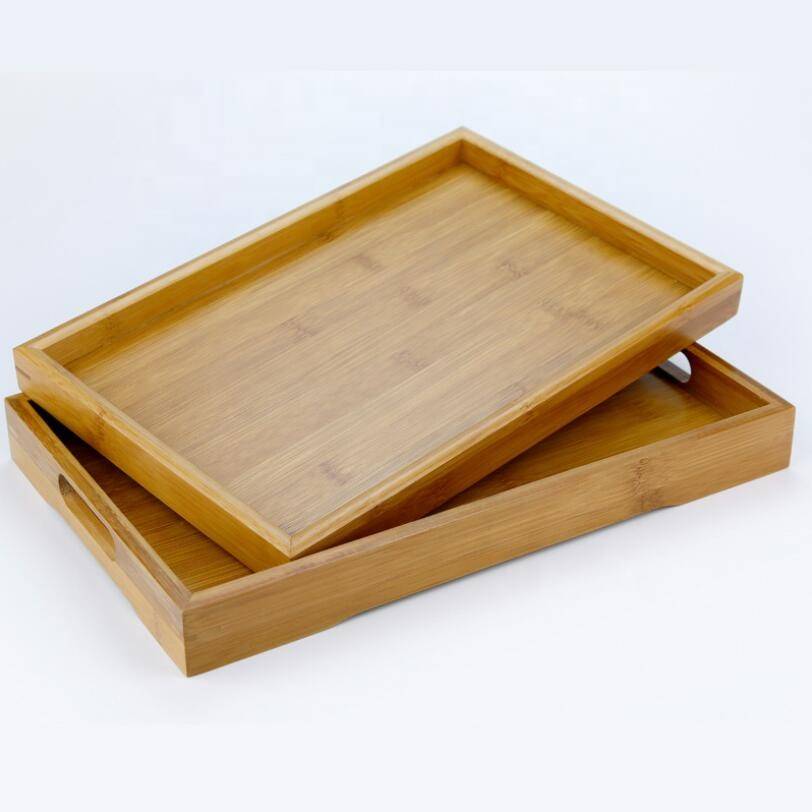 Hot sale high quality cgeapbamboo tea serving tray