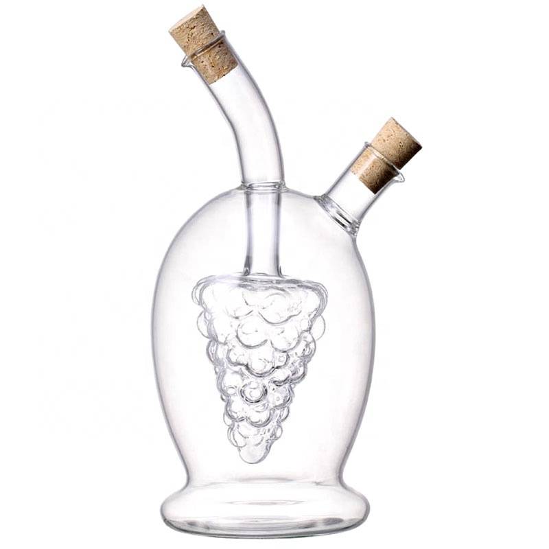 Leak proof and environmentally friendly borosilicate glass oil bottle