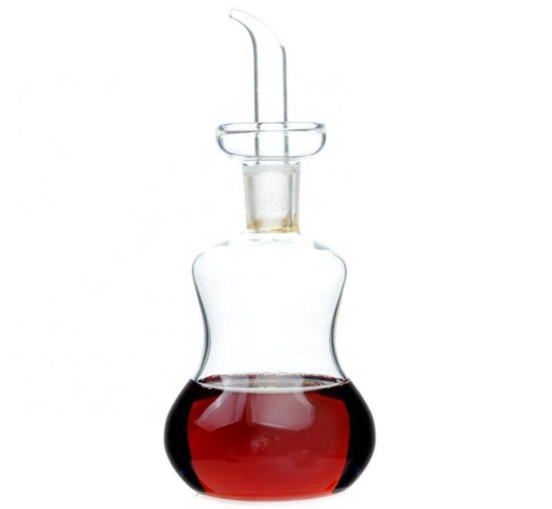 Factory Direct Transparent Heat-Resistant Cooking Supplies Olive Oil And Vinegar Bottle Vinegar Oil Cruet