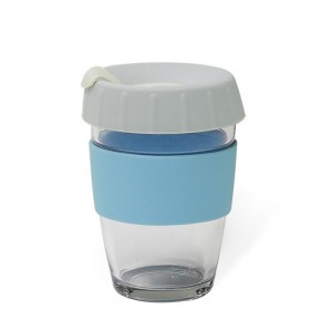 promotional reusable iced coffee cup reusable 12oz eco coffee cup glass travel cup