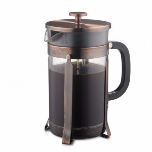 High Quality Bamboo Coffee Plunger French Press With Wood Handle