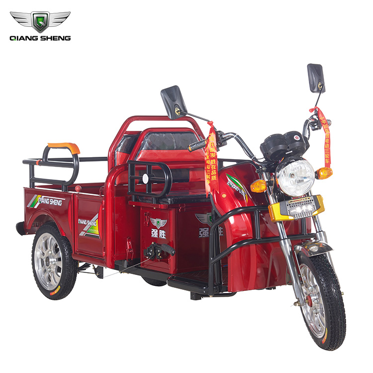 2020 ECO friendly 3 wheel truck China factory  Cheap QSD e rickshaw price Hot sale tuk tuk auto rickshaw