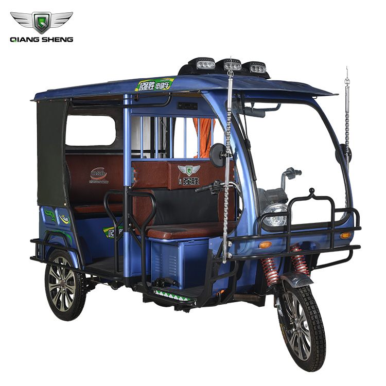 Energy Safe Latest Green Power Electric Tricycle Rickshaw For Passenger