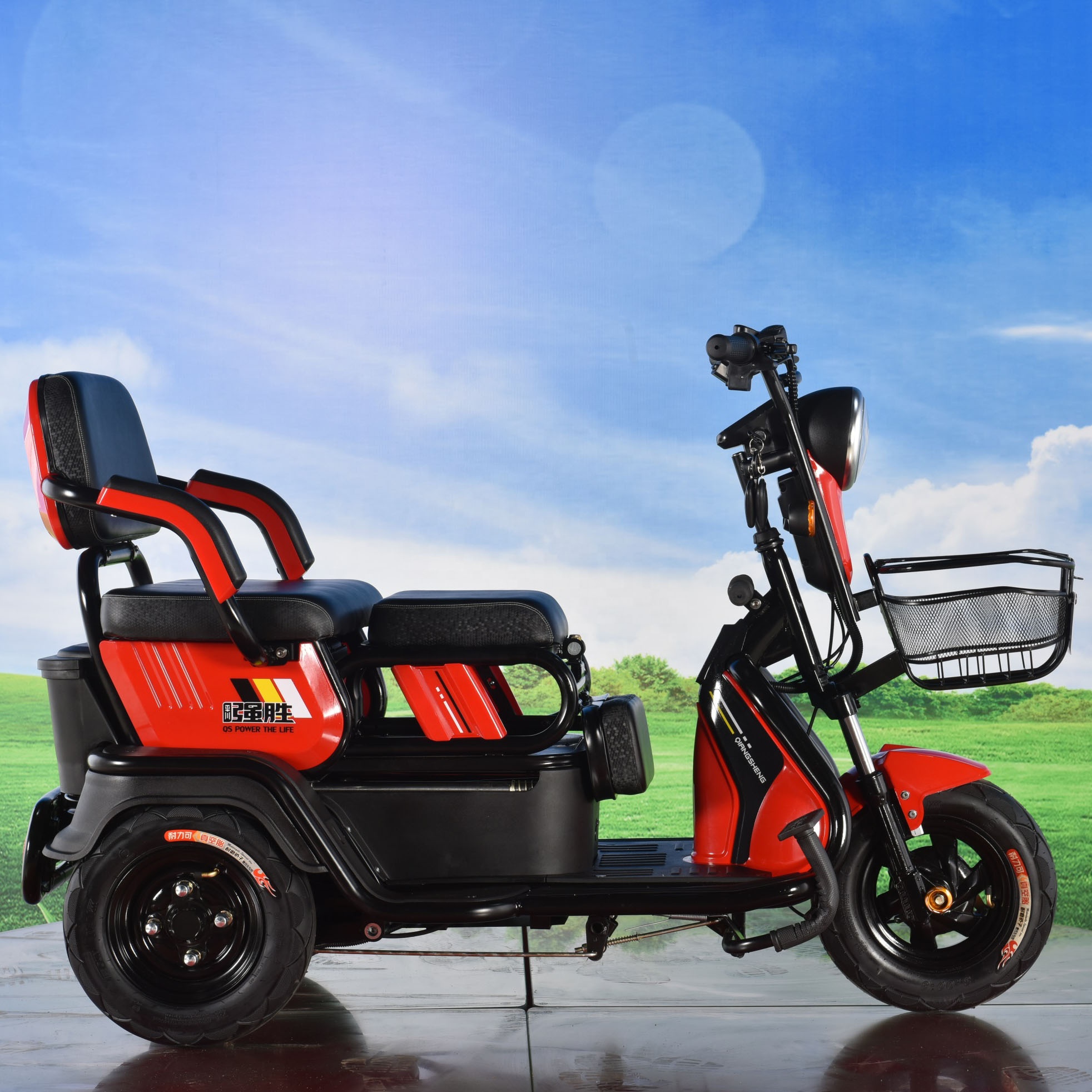 Cheap small car 3 wheel sports car electrical rickshaw supplier