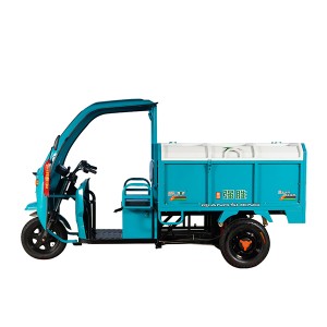 2022 New design Dry wet separation electric garbage truck hot sale electric adult tricycle for garbage ECO friendly three wheel electric cargo rickshaw
