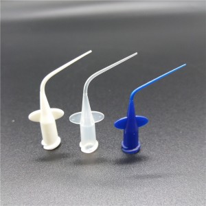 Bendable 0.35mm 0.25mm Disposable dental irrigator syringe tip Plastic Capillary Tip needle tip
