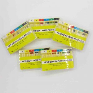 Dental disposable Consumablesv root canal endodontic Materials Absorbent Paper Points